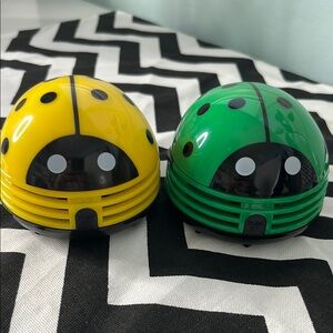 Bundle of Mini Yellow and Green Ladybug Cleaners